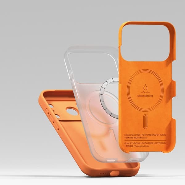 Ringke iPhone 17 Pro Max Cover MagSafe Silikone Mandarin 80