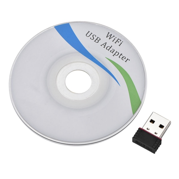 Mini USB trådlöst nätverkskort 2,4GHz Wifi Dongle 600Mbps för WIN/MAC
