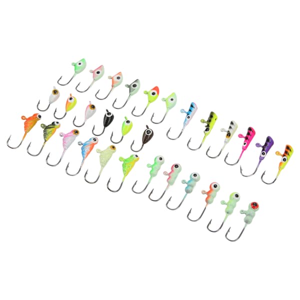 Vinterfiske Lokkemiddel Jigger Kunstig Mini Isfiskekroker Lite Hode Jig Bait