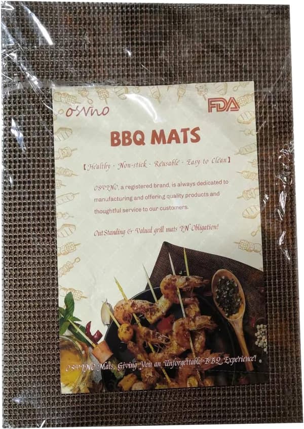 5-pak grillmåtte til grill, 40x30 cm rektangulær grillmåtte[SZ]