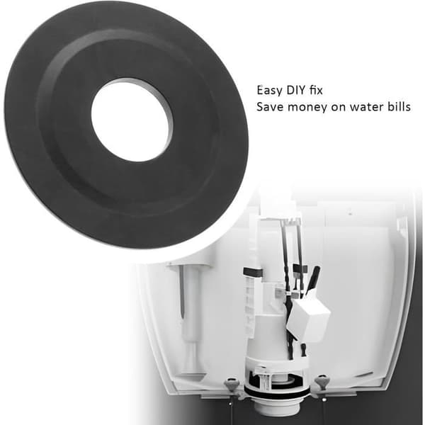 2 toiletskylleventilpakninger 24x72mm, Siamp Skipper gummipakning erstatning