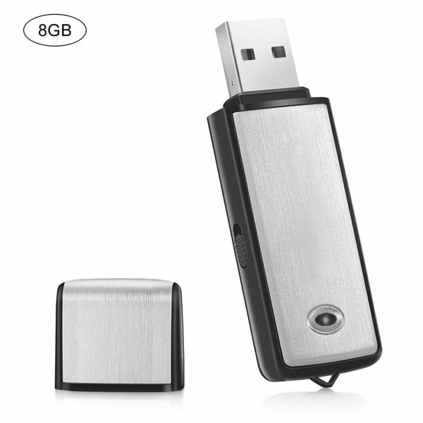 X09 USB Flash Disk Recording Pen, der kan afspilles MP3 Dual Purpose Voice Recorder 8GB