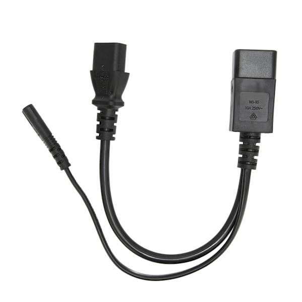 IEC320 C14 Han till C13 C7 Hon Vattentät IEC320 Strömkabel för Projektorer 100‑250V 32cm