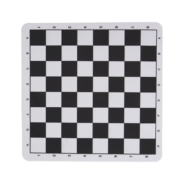 Bärbart schackbräde i PU-läder - tåligt och tvättbart - 24x23,6 cm