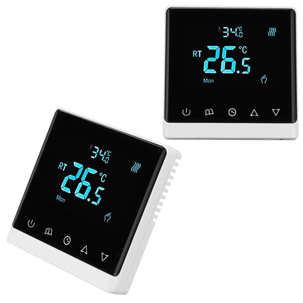 AC220V Touch Screen Termostat med LCD-skærm Temperaturregulator til hjemmet
