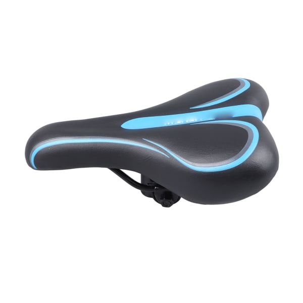 Herre landeveissykkelsadel for kvinner - Mykt sykkelsete med støtdemping, svart blå