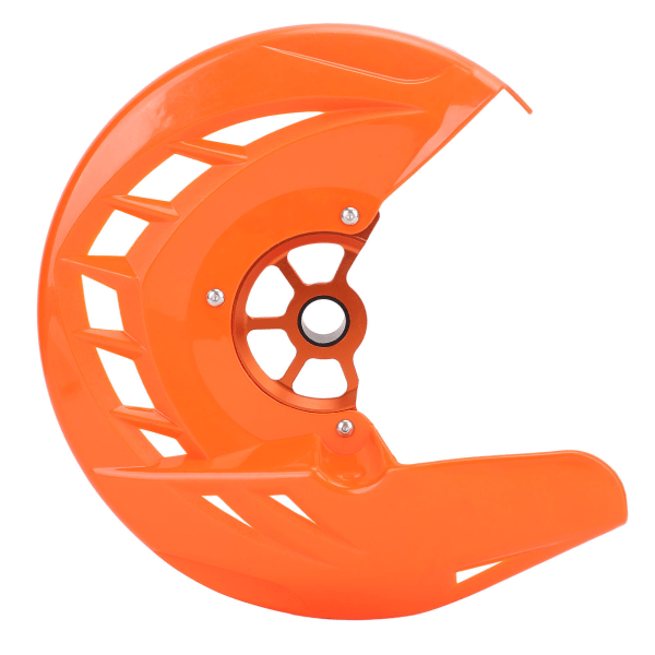 Orange bremseskivebeskyttelsesdæksel foran - 22 mm akseldiameter - Passer til 125-530 SX SX-F Factory Edition
