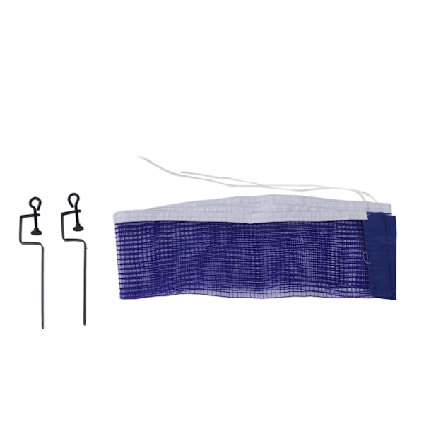 Bordtennisnett for Barn og Voksne 180cm Lengde 15cm Høyde Blå Pingpongnett med 2 Braketter for Kontorbord