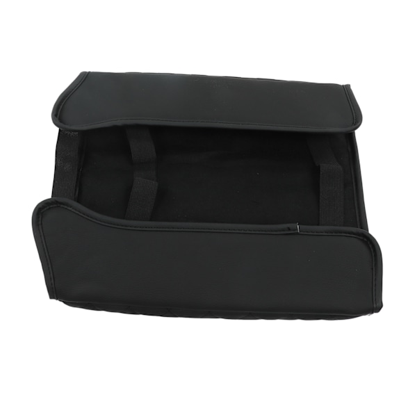 Ford 2015-2020 svart syntetiskt läder Bil Center Console Lock Armstöd Säte Box Cover Byte