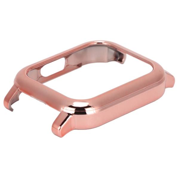 PC Cover Beskyttelsesetui til Xiaomi Haylou Solar LS02 Smart Watch Plast Anti-dråbe beskyttelsesramme Rose Pink