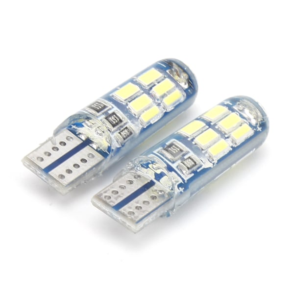 2 kpl Auto Wedge -selvitysvalot Vilahtava Strobe Vedenkestävä RGB Pieni Lamppu Polttimo Valkoinen