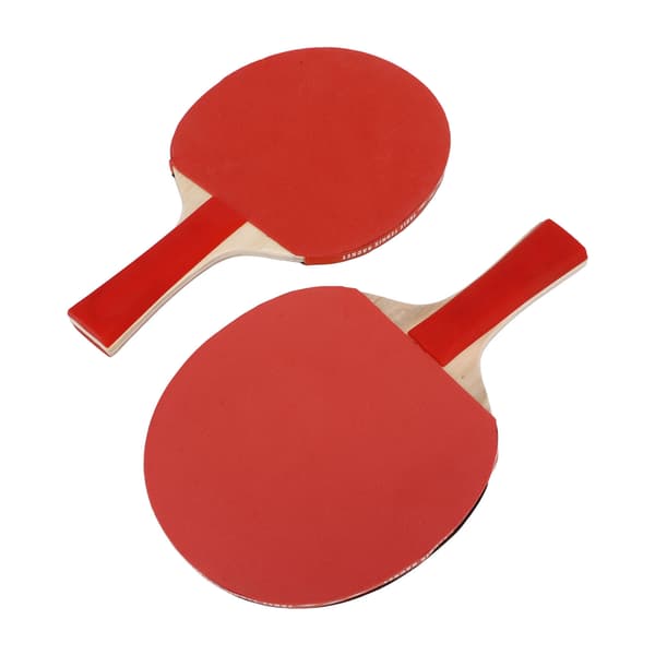 Bærbart bordtennissæt med håndtryksgreb, pingpong-sæt med 2 bat og 3 bolde til daglig underholdning