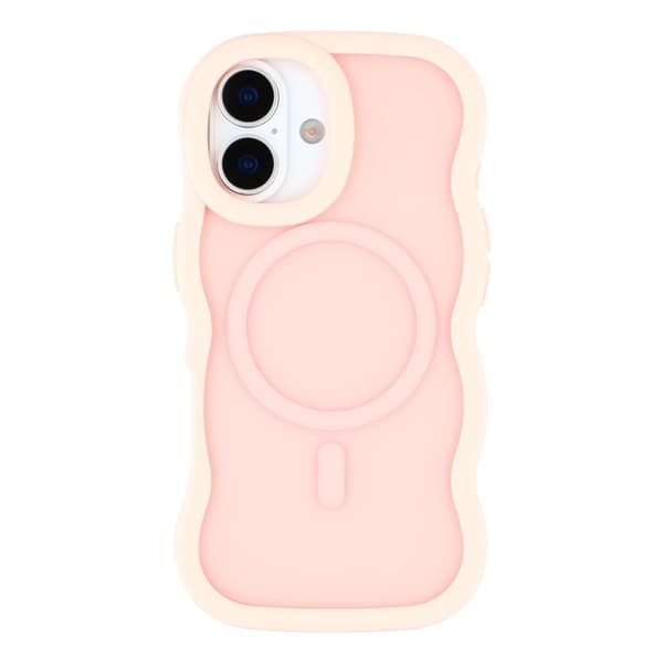 iPhone 17 Cover MagSafe Wavy Mat Lyserød 53