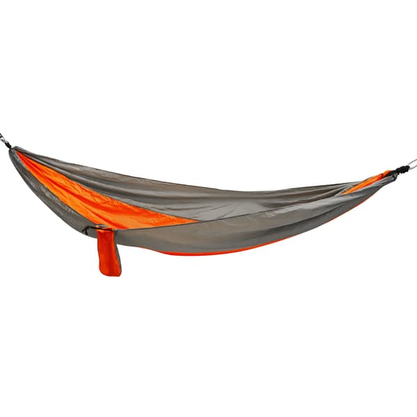 Bärbar Hängmatta med Bindrep Breddad Hängande Gunga för Inomhus Utomhus Camping Silvergrå Orange