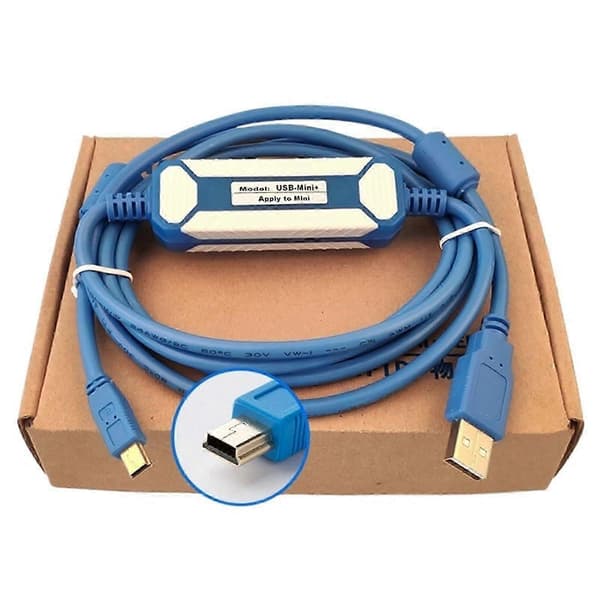 Mitsubishi Q-serie PLS USB til Mini USB-kabel, 2m, ADM3160-chip, Stabil