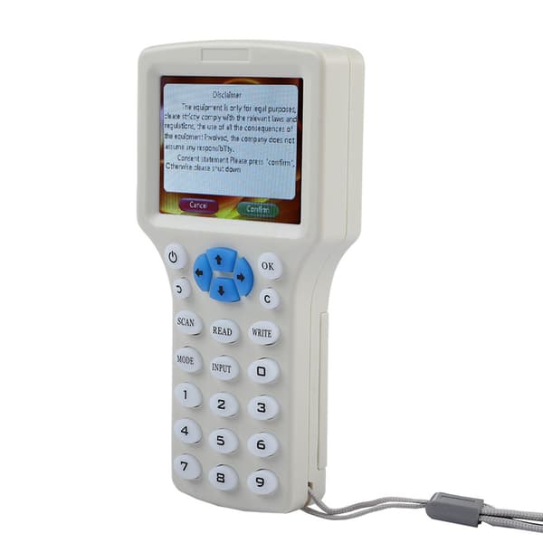 8 Frekvens Multifunktionel Krypteret NFC Smart Card RFID Kopimaskine ID IC Læser Skriver 0.2
