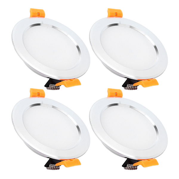 4st 4in Round LED Downlight - 12V 3W - Vit - RV Caravan Yacht