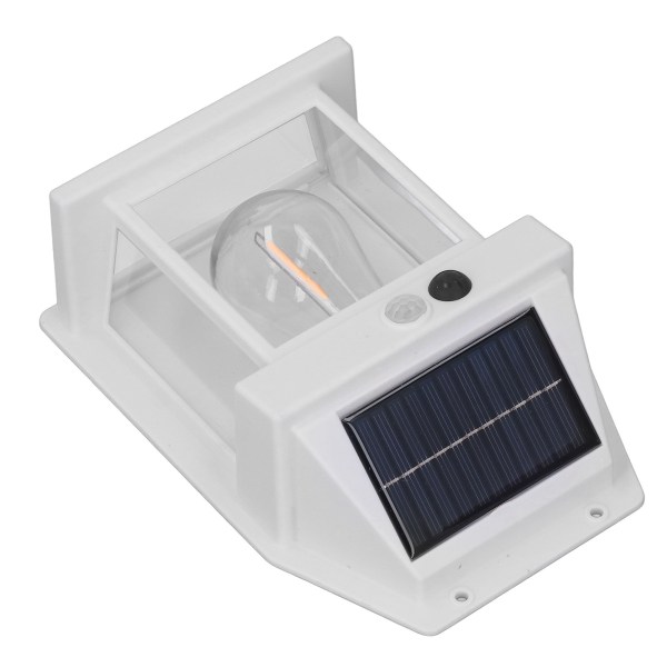 Tungsten Solar Wall Light - Vattentät utomhussensorlampa