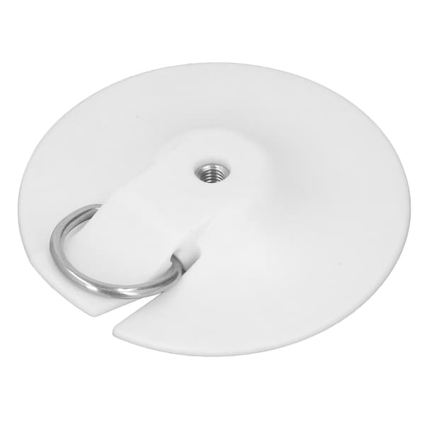Surfbräda Kamerafäste Bas med D-Ring PVC Stabil Surfbräda Kamera Bas Hållare Stativ Fast Konsol för Utomhussporter Vit