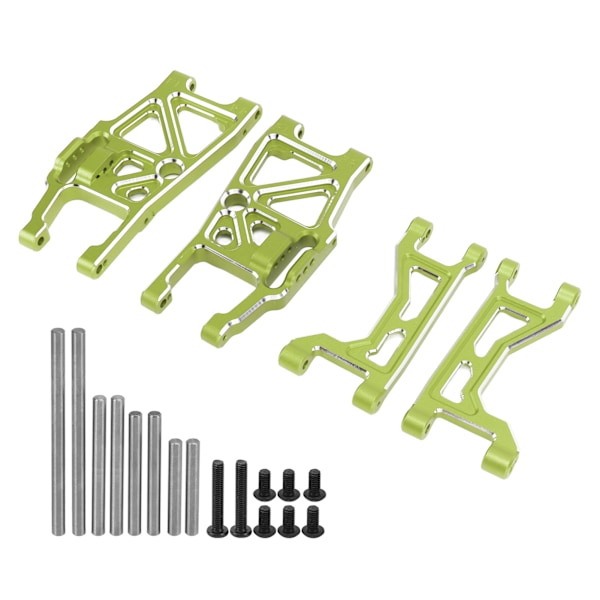 Alumiiniseos Etu- ja Taka-ylä- ja -alasuspensiovarret Traxxas 1/10 MAXX 2.0 RC-autolle Vihreä