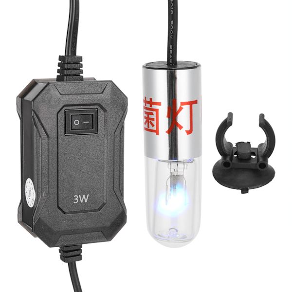 Akvarium UV Lys Ultraviolet Lys Fisk Tank Dam Rengøring Lys Lampe 220V
