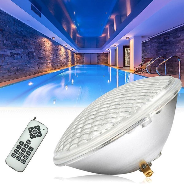 18W valkoinen LED-allasvalo - IP68 vedenpitävä, 12V DC/AC, energiatehokas korvaus 150W halogeenilampuille