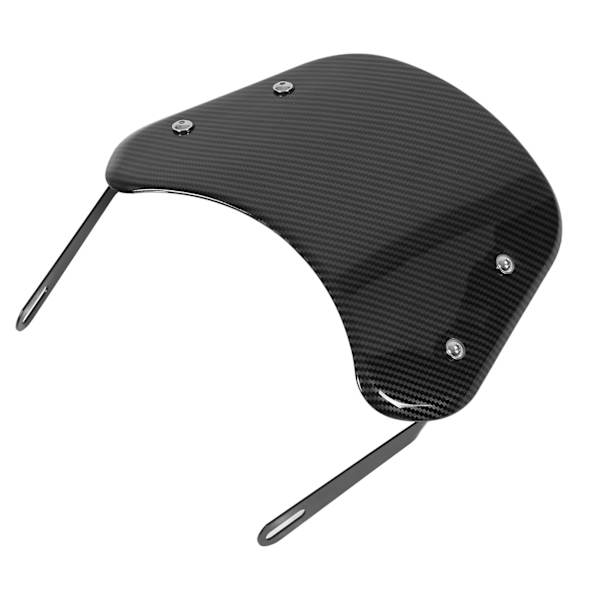 Motorcykel vindruteavvisare - vattentät kolfiberstil, universell passform (21 cm/8,27 tum)
