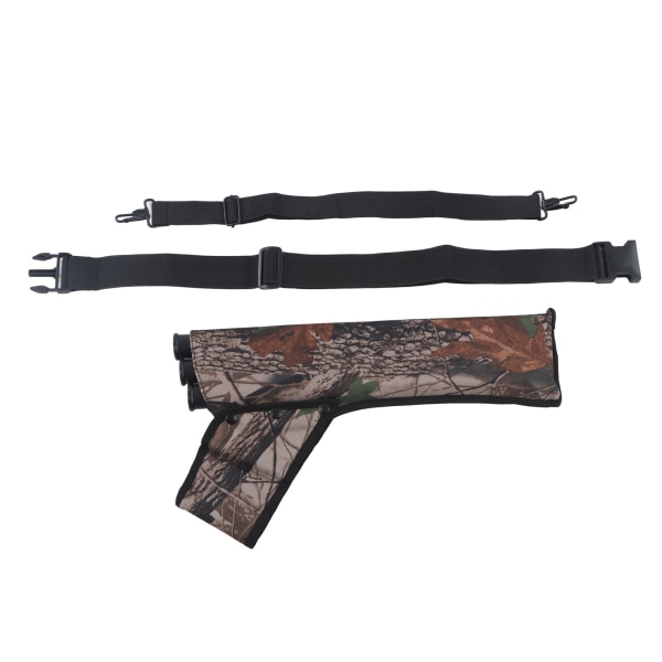 Hip Quiver Midje-Pilpose - 3 rør, doble stropper, Oxford-stoff, kamuflasje