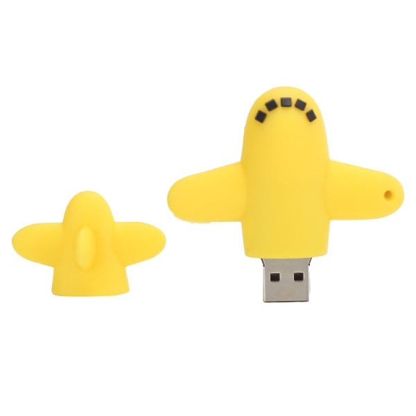 Memory Stick USB 2.0 Port U Disk Cartoon Airplane Plugin Mobillagringsoverføringsutstyr (16 GB)