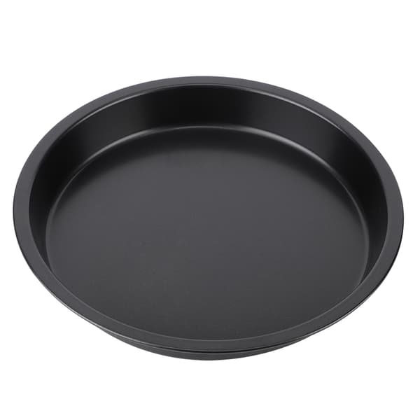 Pizzaform i kolstål, rund, non-stick - 8 tum