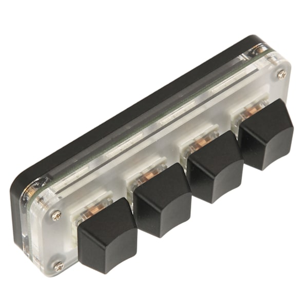 Programmerbar Knappsats USB 4 Tangenter Mini Portabelt Mekaniskt Tangentbord HID DIY Programmerbart Tangentbord RGB OSU Gaming Knappsats