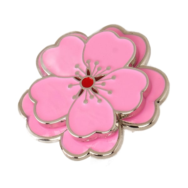 Magnetisk Golfboldmarkør Pink Peach Blossom Golf Hat Clip Metal Golf Tilbehør til Golfelskere