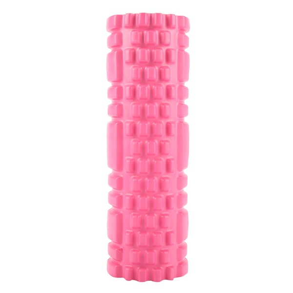 Hål Mini Yogarulle för Träning och Massage - Rosa