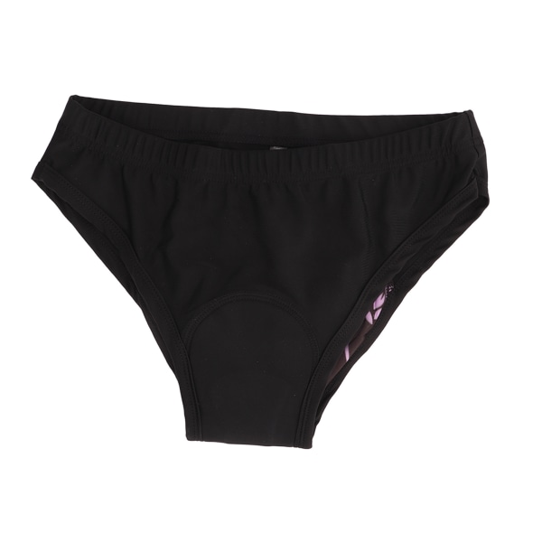 Åndbare cykelunderbukser til kvinder med 3D polstrede cykelshorts - hurtigtørrende, støddæmpende (sort, XL)