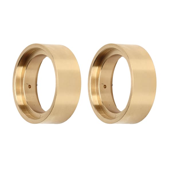 2 stk Messing Intern Pærlelås Clamp Ring Professional 1,3 tommer RC Messing Beadlock Hjulvægte til 1/18 RC Bil Guld