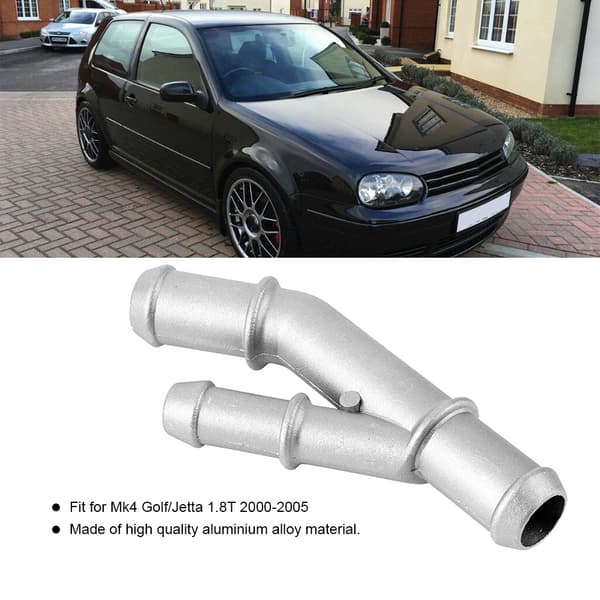 Kjølemiddelrør Adapter Y-flens 1J0121087E Passer for Mk4 Golf 1.8T 2000-2005