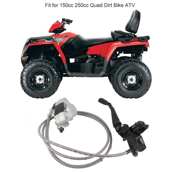 Hydrauliskt bakre skivbromskalipersystem för 150cc 250cc Quad Dirt Bike ATV
