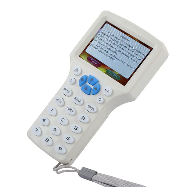 8 Frekvens Multifunksjonell Kryptert NFC Smartkort RFID Kopimaskin ID IC Leser Skriver 0.2