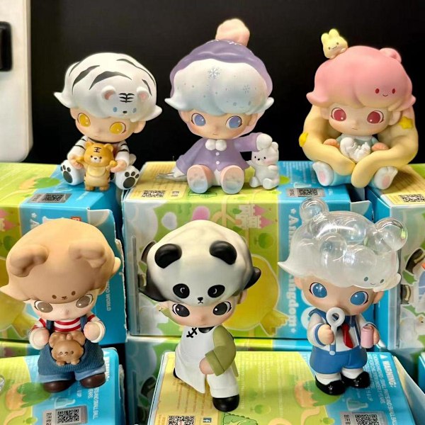 Pop Mart Rab Monster Samlarobjekt Blind Box Djurriket Figur 9cm 8