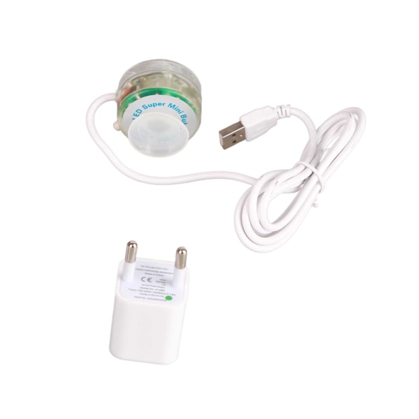 Akvarium LED Boblelys Farverig Vandtæt Lampe Akvarietilbehør (110-220V) EU