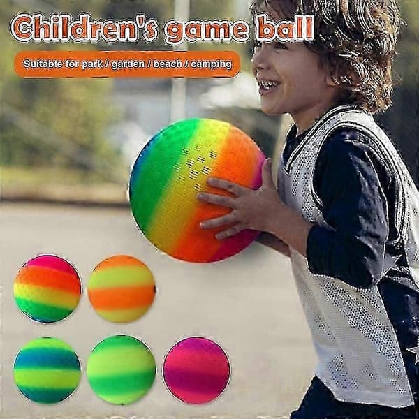 Färgglad PVC studsande kickball för barn E