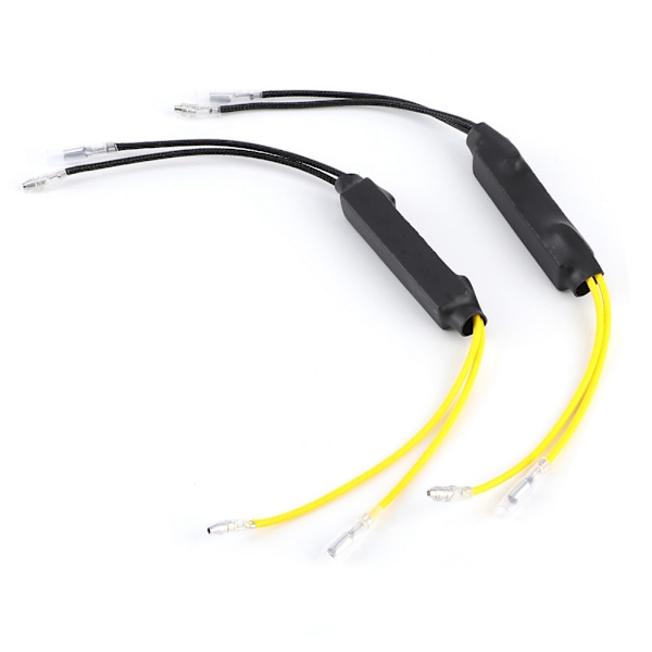 2 st DC12V 21W LED Motorcykel Dekoder Felfri Lastmotstånd för Blinkers