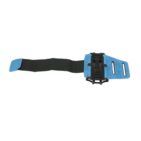 Mobiltelefonhållare för löpning Armband 360 Grader Rotera Smart Telefon Armband med Hörlurar Datakabel Lagringsskikt Vitality Blå Stor