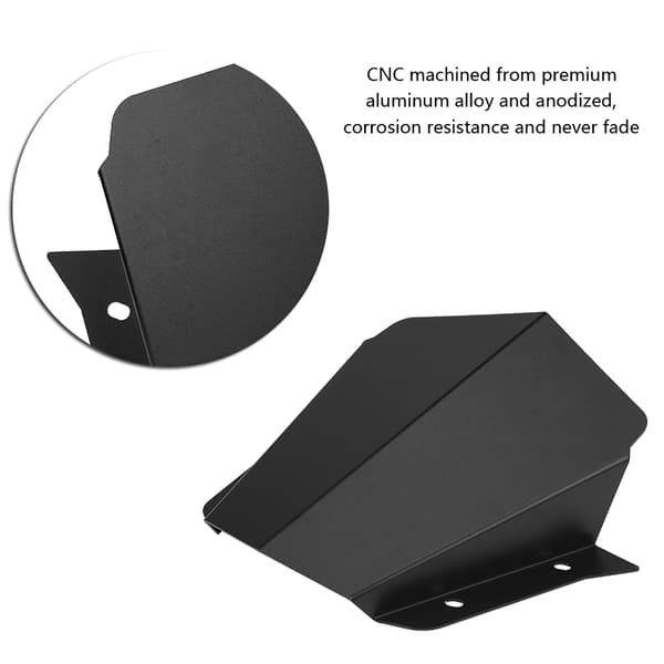 Black Windshield for Yamaha MT-09 2014-2016