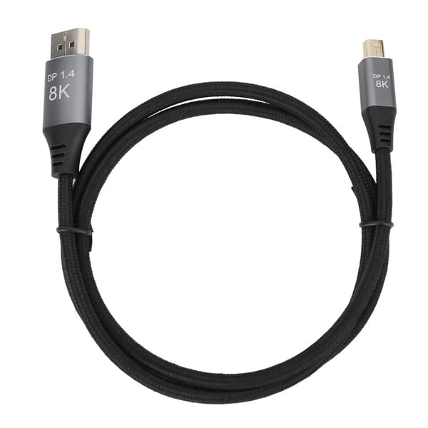 B0305‑1 Mini DP til DP Adapterkabel 1.4 Version 8K High Definition 1 meter Langt Mini DisplayPort Port