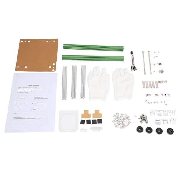 ITX Dator Öppet Chassifäste Bra Värmeavledning Delad Hårdvaru Struktur Aluminiumlegering DIY Bar Ram för Hem Grön Silver