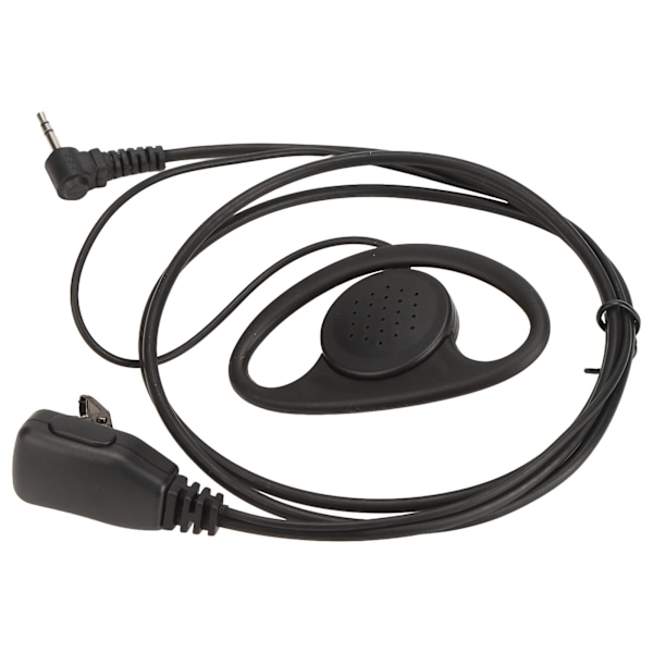 Walkie Talkie Ørestykke Elektropletteringsproces 1 Pin 2,5 mm To-vejs Radio Headset til Motorola Walkie Talkie 2 stk. Sæt
