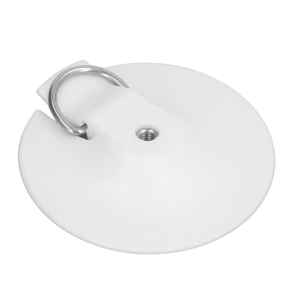 Surfbräda Kamerafäste Bas med D-Ring PVC Stabil Surfbräda Kamera Bas Hållare Stativ Fast Konsol för Utomhussporter Vit