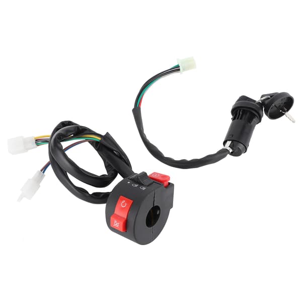 Styr Kill Switch Tænding med 2 nøgler til 50cc 70cc 90cc 110cc 125cc ATV Scooter 0.3
