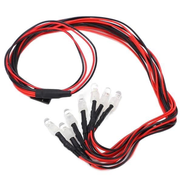 RC Model Car Lights General Modified LED Lights Accessories with Third Channel Control Switch